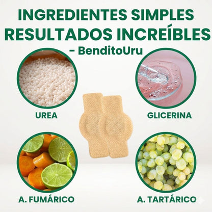 BenditoUru - Parches Antihongos - Eliminan Hongos y Regeneran tus Uñas